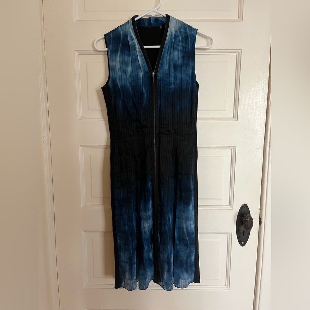 Ellie Tarahi Blue and Black Dress